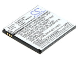Battery for Mobiwire Cygnus 178064184 3.7V Li-Polymer 1800mAh / 6.66Wh