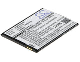 Battery for Mobiwire Ahiga 178067700 3.8V Li-ion 2000mAh / 7.60Wh