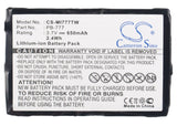 Battery for Midland 777 PB-777 3.7V Li-ion 650mAh