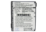 Battery for Mitac Mio Explora K70 338937010173, E4MT101W1002 3.7V Li-ion 900mAh 