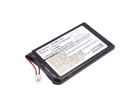 Battery for Toshiba MK 11 3.7V Li-ion 850mAh