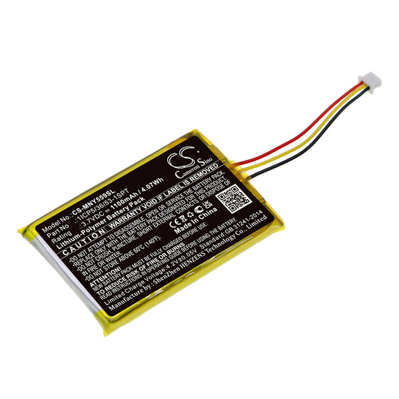 Battery for Moonybaby MB55931-2T  1ICP5/36/53-1SPT 3.7V Li-Polymer 1100mAh / 4.0