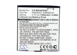 Battery for Motorola Cliq XT BP6X, SNN5843, SNN5843A 3.7V Li-ion 1300mAh / 4.81W