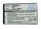 Battery for Motorola MOTO ME525 BF5X, SNN5877A 3.7V Li-ion 1300mAh / 4.81Wh
