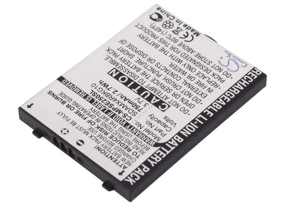 Battery for SanDisk Sansa E280R 54-57-00046, SDAMX4-RBK-G10 3.7V Li-ion 750mAh /