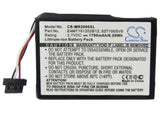 Battery for Magellan RoadMate 2250T 027100SV8, 37-00030-001, E4MT181202B12 3.7V 