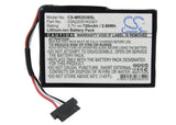 Battery for Magellan RoadMate 2036-MU 03A22051K0301 3.7V Li-ion 720mAh