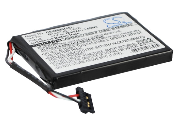 Battery for Becker Active 50 3.7V Li-ion 720mAh