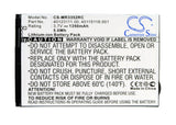Battery for Novatel Wireless MiFi4510L 4G LTE 40115118.001, 40115118.002, 401151