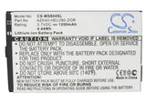 Battery for Gigabyte GSmart MS804 AZK40-HEL090-ZOR 3.7V Li-ion 1200mAh / 4.44Wh