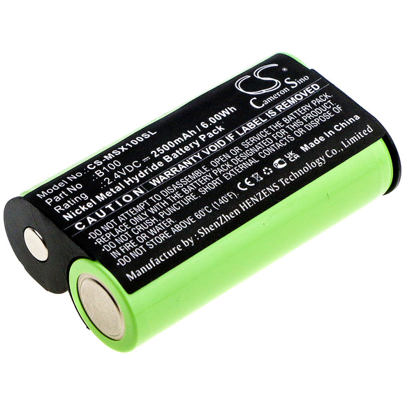Battery for Microsoft Xbox One Elite Wireless Contro B100 2.4V Ni-MH 2500mAh / 6