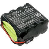 Battery for Martel BetaGauge 330 85804, BP-33, DC16 9.6V Ni-MH 2000mAh / 19.20Wh
