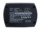 Battery for Metabo BSZ9.6 6.25471, 6.31728, 6.31746, 6.31775, ME974, ME-974 9.6V