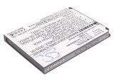 Battery for SEALS T-S3 TS-01, TS-02 3.7V Li-ion 1550mAh / 5.73Wh