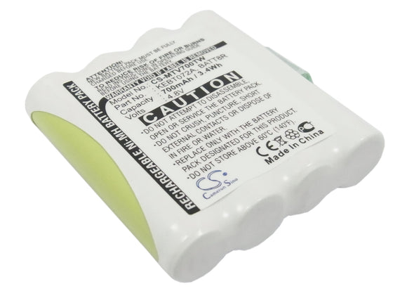 Battery for Motorola TalkAbout SX700 BNH-370, KEBT072, KEBT072A, KEBT-072-A 4.8V
