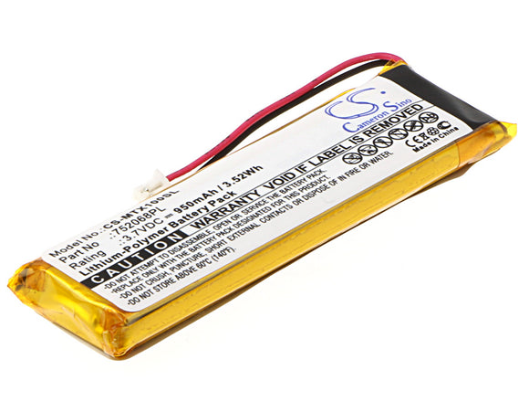 Battery for Midland BTNext 752068PL 3.7V Li-Polymer 950mAh / 3.52Wh
