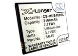 Battery for Xiaomi 2A BM40, BM41 3.7V Li-ion 2100mAh / 7.77Wh