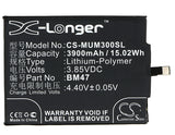 Battery for Xiaomi Redmi 3 5.0 BM47 3.85V Li-Polymer 3900mAh / 15.02Wh