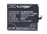 Battery for Xiaomi Mi 4c Dual SIM BM35 3.85V Li-Polymer 3000mAh / 11.55Wh