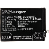 Battery for Redmi Note 6 BN46 3.85V Li-Polymer 3800mAh / 14.63Wh