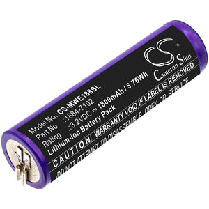 Battery for Moser Wahl 1884 Li plus Pro 1884-7102 3.2V Li-ion 1800mAh / 5.76Wh