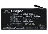 Battery for Meizu M045 B020, B021, BO22 3.75V Li-Polymer 1750mAh / 6.56Wh