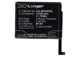 Battery for Meizu MX4 BT40 3.8V Li-Polymer 3100mAh / 11.78Wh