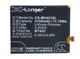 Battery for Meizu Note 2 BT42C 3.8V Li-Polymer 3100mAh / 11.78Wh