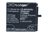 Battery for Meizu MX5 Dual SIM BT51 3.8V Li-Polymer 3050mAh / 11.59Wh