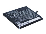 Battery for Meizu MX5 Dual SIM BT51 3.8V Li-Polymer 3050mAh / 11.59Wh