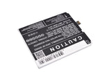 Battery for Meizu Blue Charm Metal Dual SIM TD-L BT50 3.8V Li-Polymer 3100mAh / 