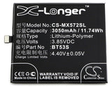 Battery for Meizu Pro 6s BT53S 3.85V Li-Polymer 3050mAh / 11.74Wh
