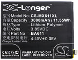 Battery for Meilan 5 3.85V Li-Polymer 3000mAh / 11.55Wh