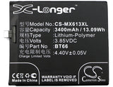 Battery for Meizu M686 BT66 3.85V Li-Polymer 3400mAh / 13.09Wh