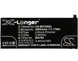 Battery for Meizu M792Q BA791, BA792 3.85V Li-Polymer 2900mAh / 11.17Wh