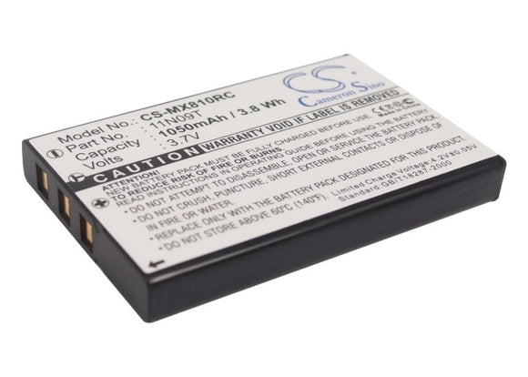 Battery for Universal MX-810i BATTMX880, NC0910, UT-BATTMX880 3.7V Li-ion 1050mA