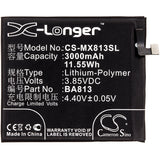 Battery for Meizu V8 Pro BA813 3.85V Li-Polymer 3000mAh / 11.55Wh