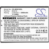 Battery for Meizu C9 BA818 3.85V Li-Polymer 3000mAh / 11.55Wh