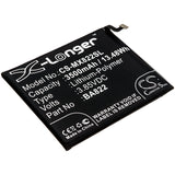Battery for Meizu M822H BA822 3.85V Li-Polymer 3500mAh / 13.48Wh