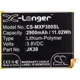 Battery for Motorola Moto P30 JK30 3.8V Li-Polymer 2900mAh / 11.02Wh