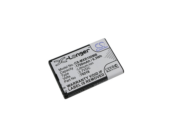 Battery for MOBI DXR 70216 3.7V Li-ion 1700mAh / 6.29Wh