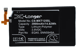 Battery for Motorola Quark EQ40, SNN5949A 3.8V Li-Polymer 3900mAh / 14.82Wh