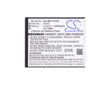 Battery for Motorola XT1706 GK50 3.8V Li-ion 3350mAh / 12.73Wh