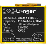 Battery for Motorola Voyager  KV30, SB18C40007 3.8V Li-Polymer 1100mAh / 4.18Wh