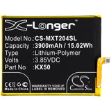 Battery for Motorola Moto G8 Stylus  KX50 3.85V Li-Polymer 3900mAh / 15.02Wh