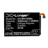 Battery for Motorola Moto X 2nd 2015 EY30, SNN5945A 3.8V Li-Polymer 2000mAh / 7.6Wh
