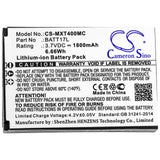 Battery for Midland XTC450 BATT17L 3.7V Li-ion 1800mAh / 6.66Wh