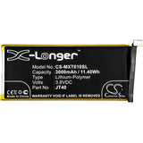 Battery for Motorola XT1926-3 JT40 3.8V Li-Polymer 3000mAh / 11.40Wh
