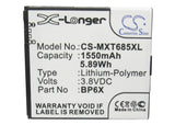 Battery for Motorola Pro HP6X, SNN5891A 3.8V Li-Polymer 1550mAh / 5.89Wh