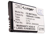 Battery for Motorola Droid 3 BF6X, SNN5885, SNN5885A 3.7V Li-ion 1800mAh / 6.66W